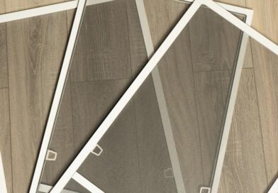 Moskitiery trzy siatki w białej ramce